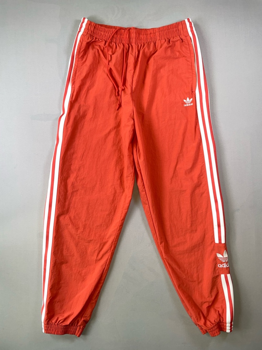 adidas Coral Track Pant Joggers Trefoil Logo 3 White Stripes Size Medium